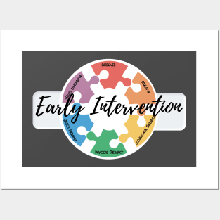 Early Intervention Puzzle Posters and Art